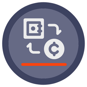 Crypto staking graphic