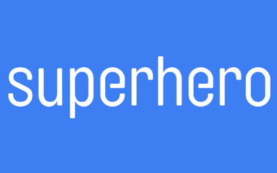 Superhero logo