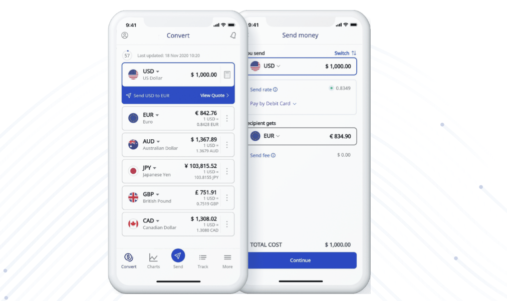 Xe money transfer review