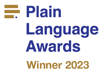 Banked is a winner at the Plain Language Awards