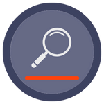 Magnifying glass graphic